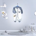Baby Boys Elegant Rocket Print Jumpsuit 
