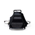 Luxury Indian pastry tray with nail handle Cartier-style, cotton fabric cover