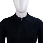 knit polo jacket