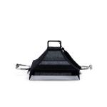 Luxury Indian pastry tray with nail handle Cartier-style, cotton fabric cover