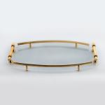 Gold Acrylic Serving Tray