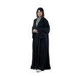العباية الكيمونو الأنيقة المفتوحة مع خطوط 
