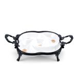 Round Divided Porcelain Dish
