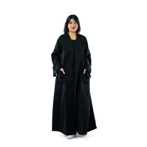 عباءة بتصميم ترنش مع جيوب