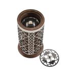 Modern Wooden and Metal Incense Burner