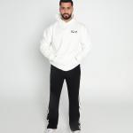 Hoodie with fur inside and word print