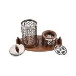 2 Piece Incense Burner Set