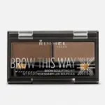 Rimmel Brow This Way Sculpting Eyebrow Palette - Brown