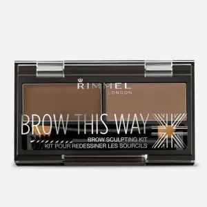 Rimmel Brow This Way Sculpting Eyebrow Palette - Brown