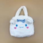 Stitch Face Plush Backpack – Blue & Pink Ears