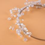 Floral Frost Elegance Headband