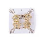 Elegant Bloom Rhinestone Hair Claw Clip Set