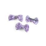 Girl's Rhinestone Accent Hair Bow Clip with Crystals