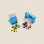 Die-Cast Mini Cars Set with Assembly Storage Box – 6 Pieces