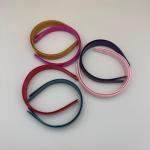 Matte Finish Plain Plastic Headbands with Inner Teeth set of 12pcs