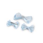 Girl's Elegant Rhinestone Crystal Accent Bow Hair Clip