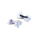 Girl's Bright Pearl Embellished Bow Hair Clip