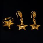 Artificial Celestial Star Charm Statement Jewelry Set