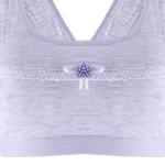 Cotton Training Bra with Lace Trim Topwear