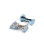 Girl's Polka Dot Bow Hiar Clip with Rhinestones