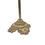 2-Tier Elegant Ceramic Serving Tray with Golden Stand