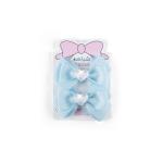 Girl's Bow Hair Clip with Heart Center