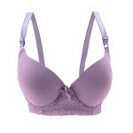Smooth Molded Cups with Lace Center Bow, Stretchy Ruched Underband, and Adjustable Straps