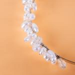 Hand-Wired Pearl & Crystal Bead Headband