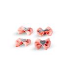 Girl's Crystel Heart Bow Hair Clip
