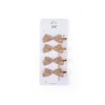 Bowknot Rhinestone Hair Clip Set