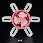 U-Shaped Ceiling Fan Light with Remote Control