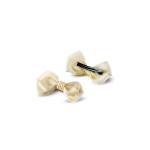 Girl's Elegant Pearl Embellished Bow Hair Clip