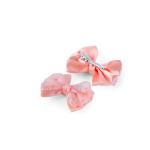Girl's Floral Sheer Bow Hair Clip