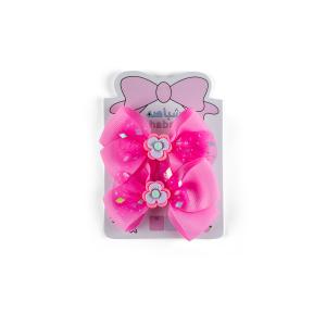 Girl's Glitter Flower Bow Hair Clip