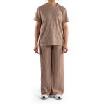 Ribbed Texture Loungewear Set – Embroidered Chest & Relaxed Fit