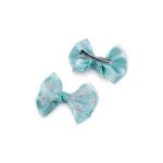 Girl's Floral Sheer Bow Hair Clip