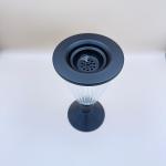 Acrylic Cone Shaped Burner with Ribbed Glass Body