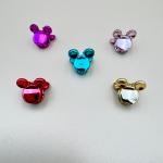 Mini Metallic Mouse-Ear Hair Claw Clips