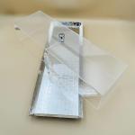 Rectangular Silver Acrylic Dessert Plate