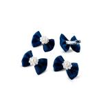 Girl's Pearl Cluster Bow Hair Clip