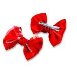 Girls French Bow Hair clip Set with Mesh & Lace