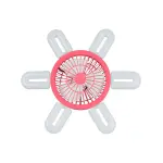 U-Shaped Ceiling Fan Light with Remote Control