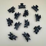 Interlocking Design Hair Claw Clips set of 12pcs
