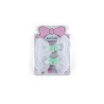 Girl's Double Layered with mini Bow Accent Hair Clip