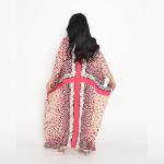 Bold Geo-Dot Fusion Kaftan