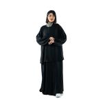 عباية بتطريز زهري وأكمام وتطريز مميز