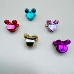 Mini Metallic Mouse-Ear Hair Claw Clips