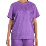Ribbed Loungewear Set, Shiny Finish & Relaxed Fit