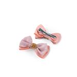 Girl's Polka Dot Bow Hiar Clip with Rhinestones