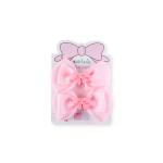 Girl's Double Layered with mini Bow Accent Hair Clip